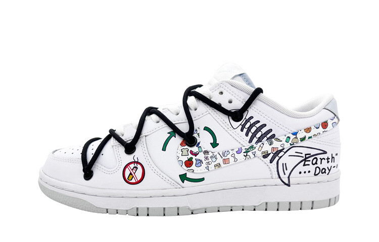 

Кроссовки Nike Dunk Skateboard Shoes Men Low-Top White, Black