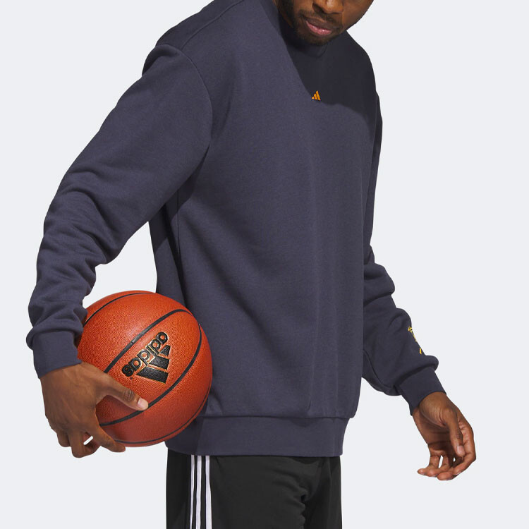 CNY Толстовка мужская темно-синяя Adidas, темно-синий — фото 4
