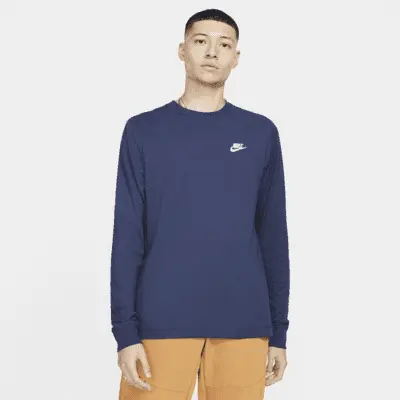 

Футболка Nike Sportswear Club, цвет Midnight Navy/White