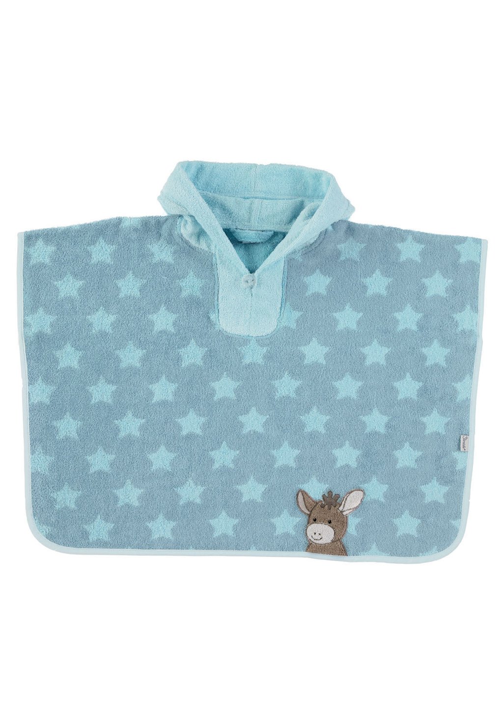 

Полотенце банное PONCHO EMMI Sterntaler, цвет light blue