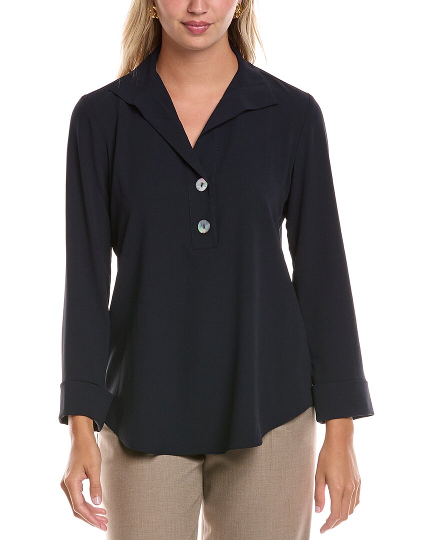 

Женская блузка Joseph Ribkoff Henley, синий