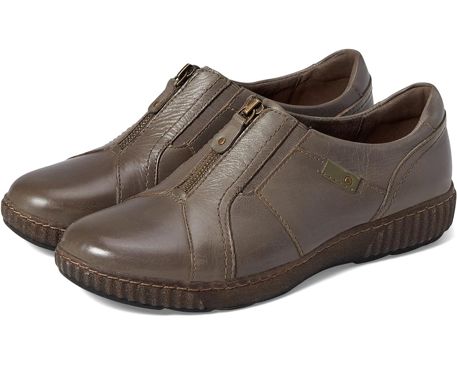 

Кроссовки Clarks Magnolia Zip, цвет Dark Taupe Leather