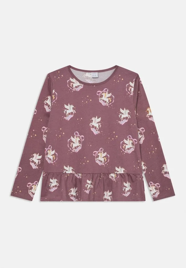 Топ с баской и длинными рукавами Lindex, Dusty Lilac