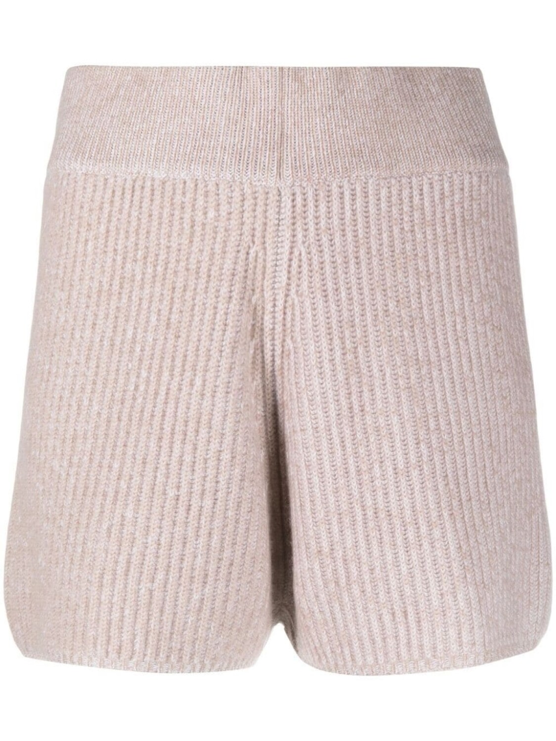 

Allude кашемировые шорты в рубчик, нейтральный цвет