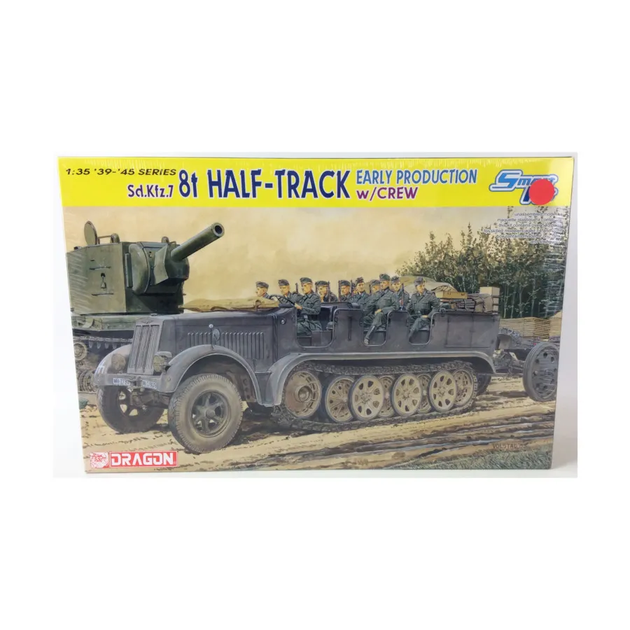 

Sd.Kfz.7 8(t) Halftrack — раннее производство с экипажем (Smart Kit), Dragon Models - '39 to '45 Series - Germany (1:35)
