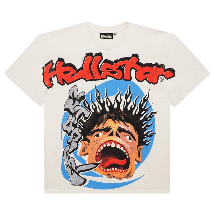 

Футболка Hellstar Studios Screaming Kid T-Shirt White, кремовый