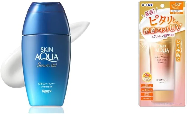 Солнцезащитный крем Skin Aqua с гиалуроновой кислотой SPF50+ PA++++, 70 г
