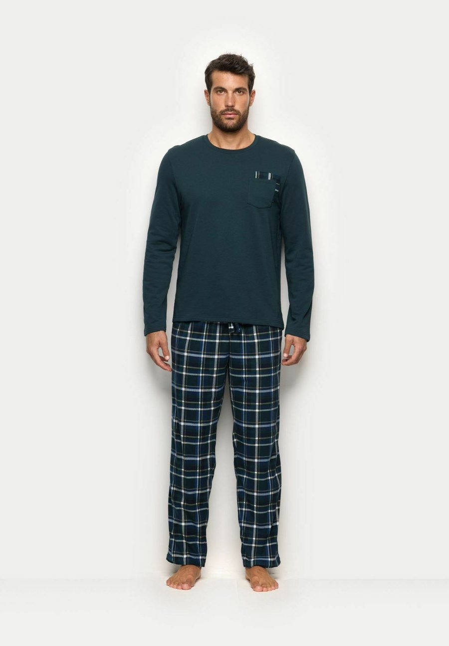 

Пижамный комплект Yamamay WINTER DAILY SET, Dark Green Checkered /Dark Green