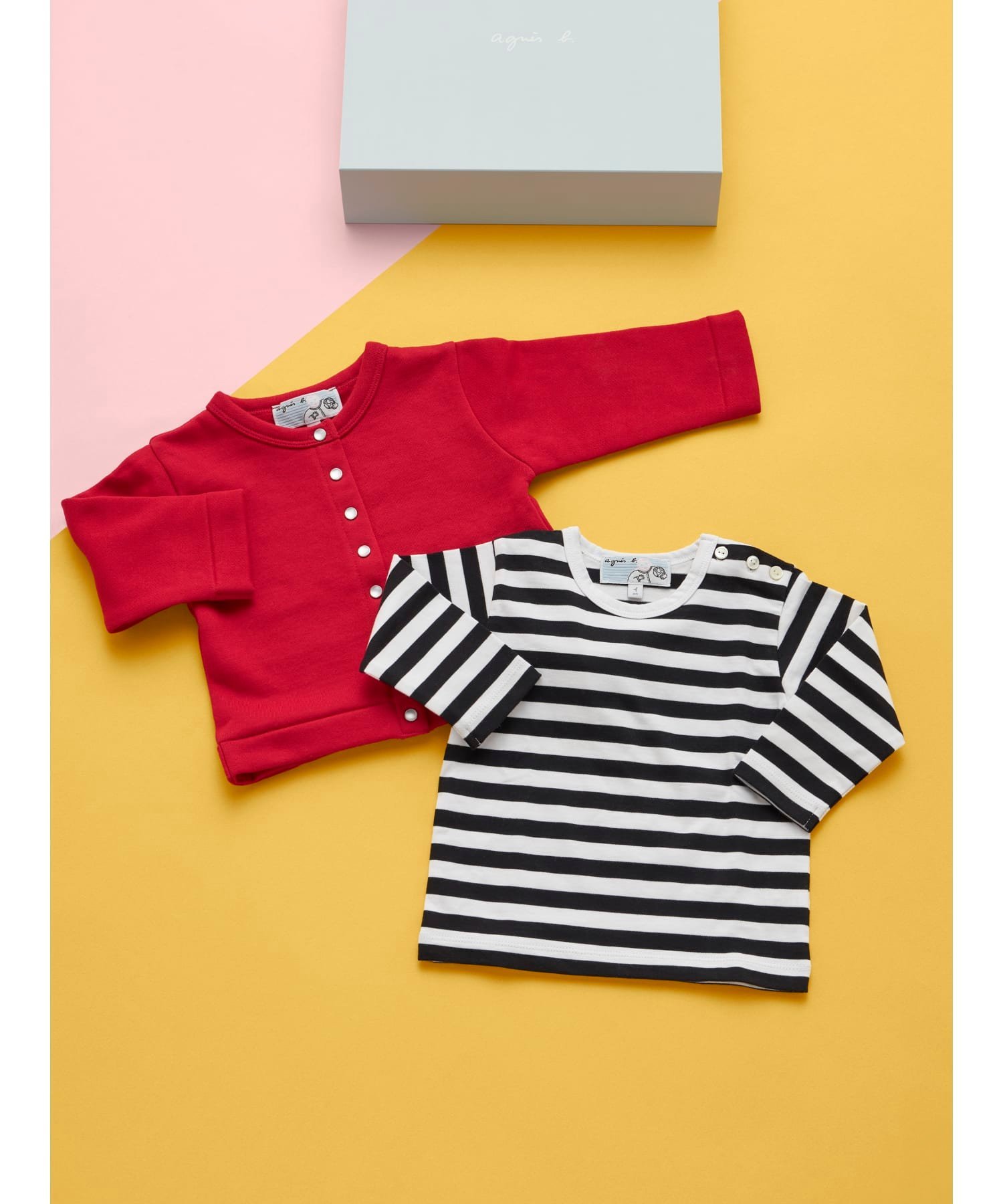Подарочный набор для малышей из 2 предметов Agnes B. Enfant, Red