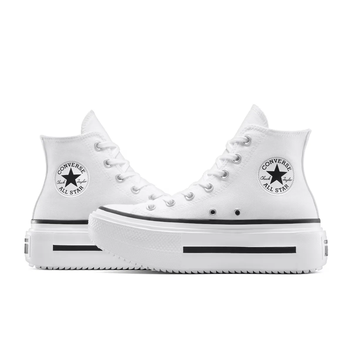 Женские повседневные кеды Converse Chuck Taylor All Star Lift Double Stack, белый — фото 4