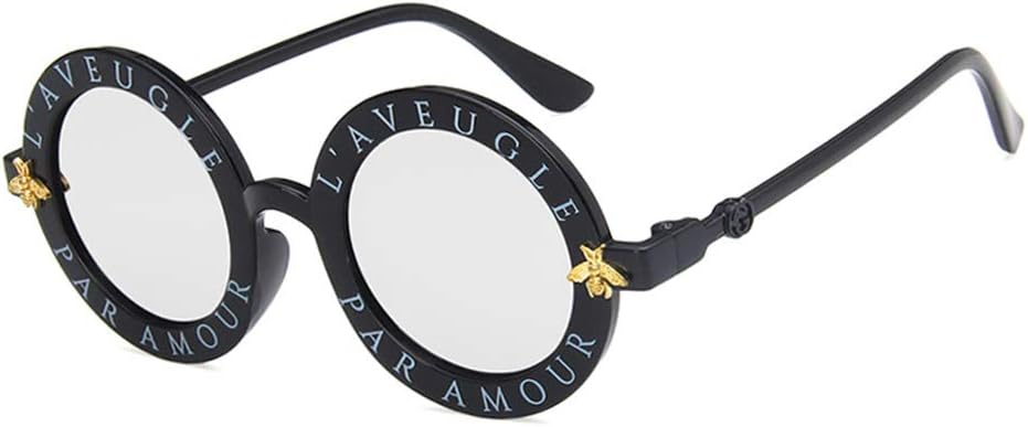 

Солнцезащитные очки Shiratori унисекс в стиле ретро, ​​ярко-черные, серые, для отдыха и путешествий, круглые, неполяризованные, с защитой от УФ-излучения UV400, Bright Black Silver