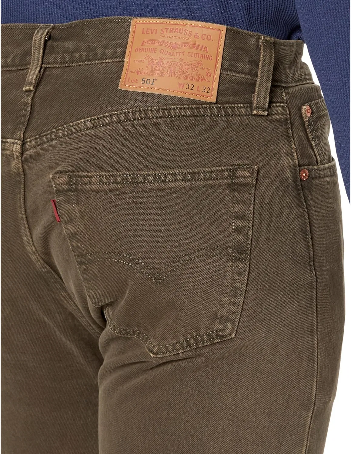 Джинсы Silvertab Sarge Boot Cut Levi's, Worn in Dark Brown — фото 3
