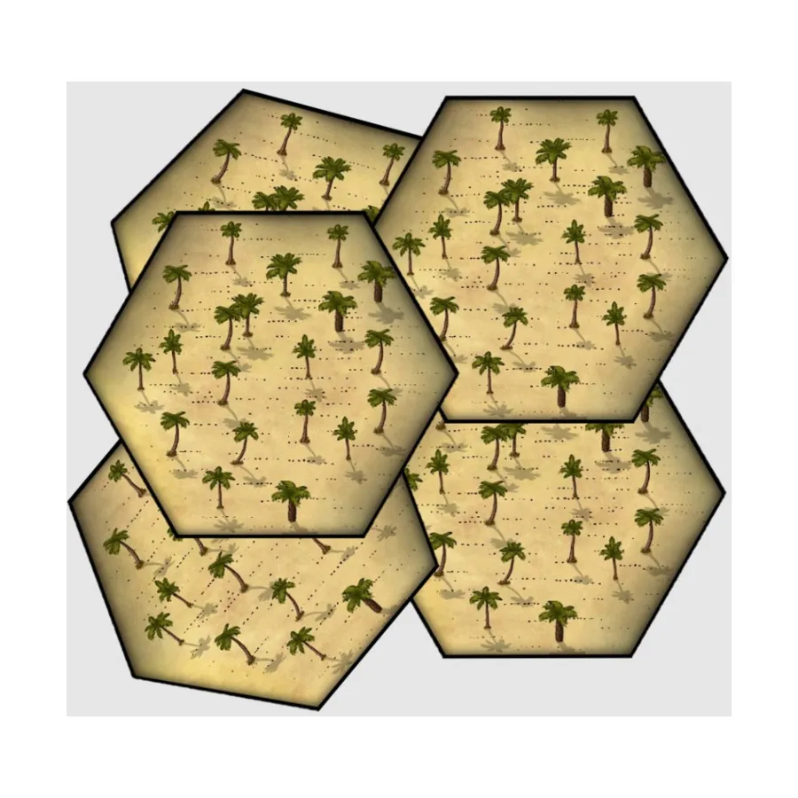 

Палм-Бич — набор отдельных плиток, Hexplorer Map Tiles - Core & Expansions