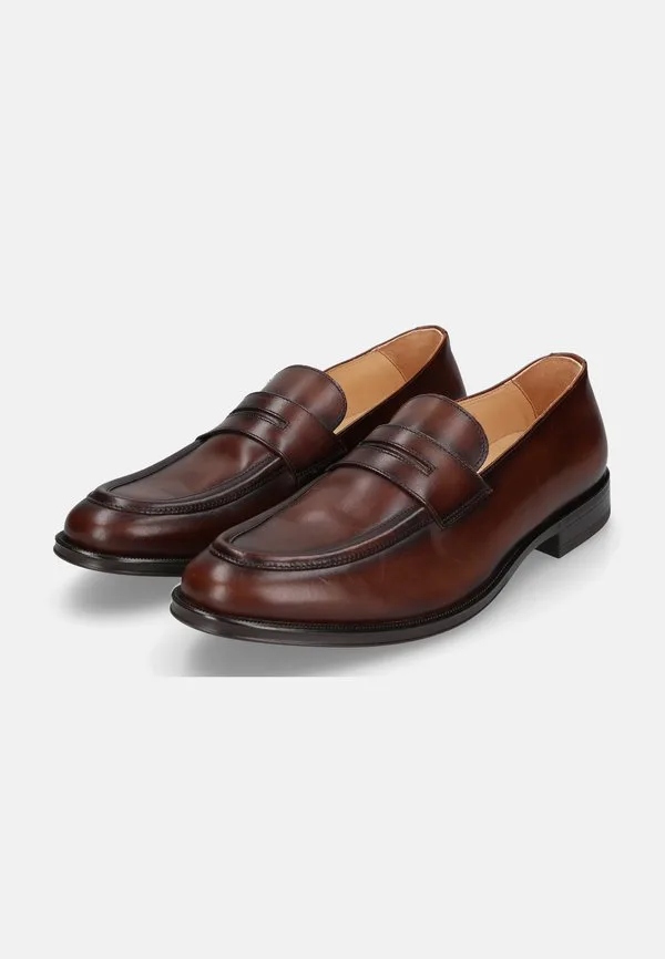 Лоферы wes pl smart slipons Henry Stevens, Mittelbraun — фото 2