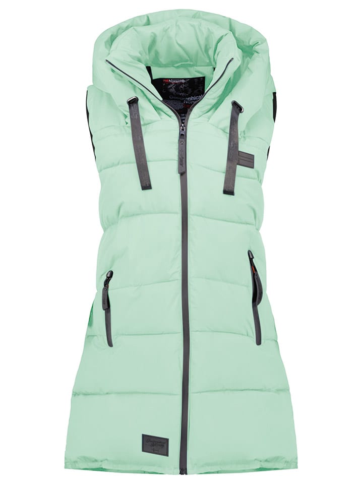 

Geographical Norway Стеганый жилет "Долбар" светло-зеленого цвета