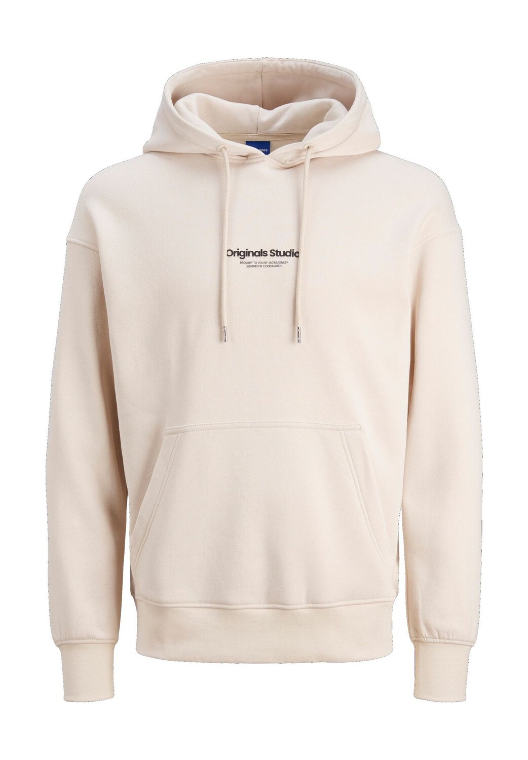 

Толстовка мужская с карманом-кенгуру и кулиской Jack & Jones, цвет Moonbeam