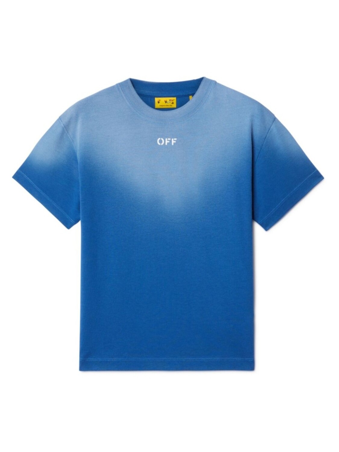 

Футболка Off Stamp Bleach Off-White Kids, синий