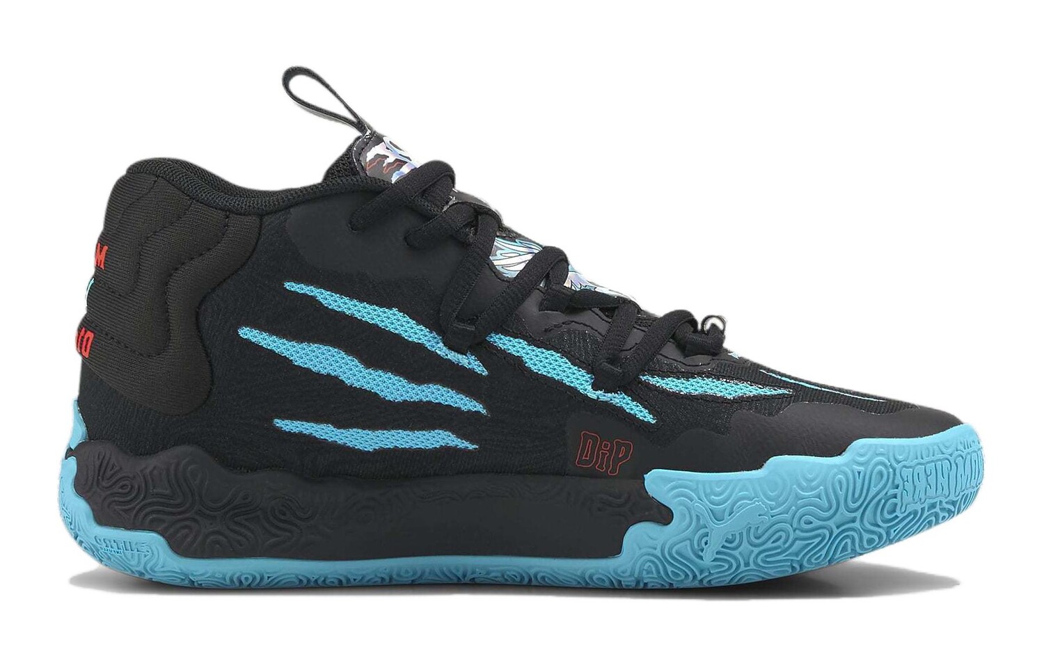 Кроссовки Puma LaMelo Ball MB.03 Blue Hive GS, синий/черный — фото 2