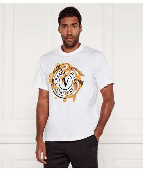 

Футболка Regular fit Versace Jeans Couture, белый