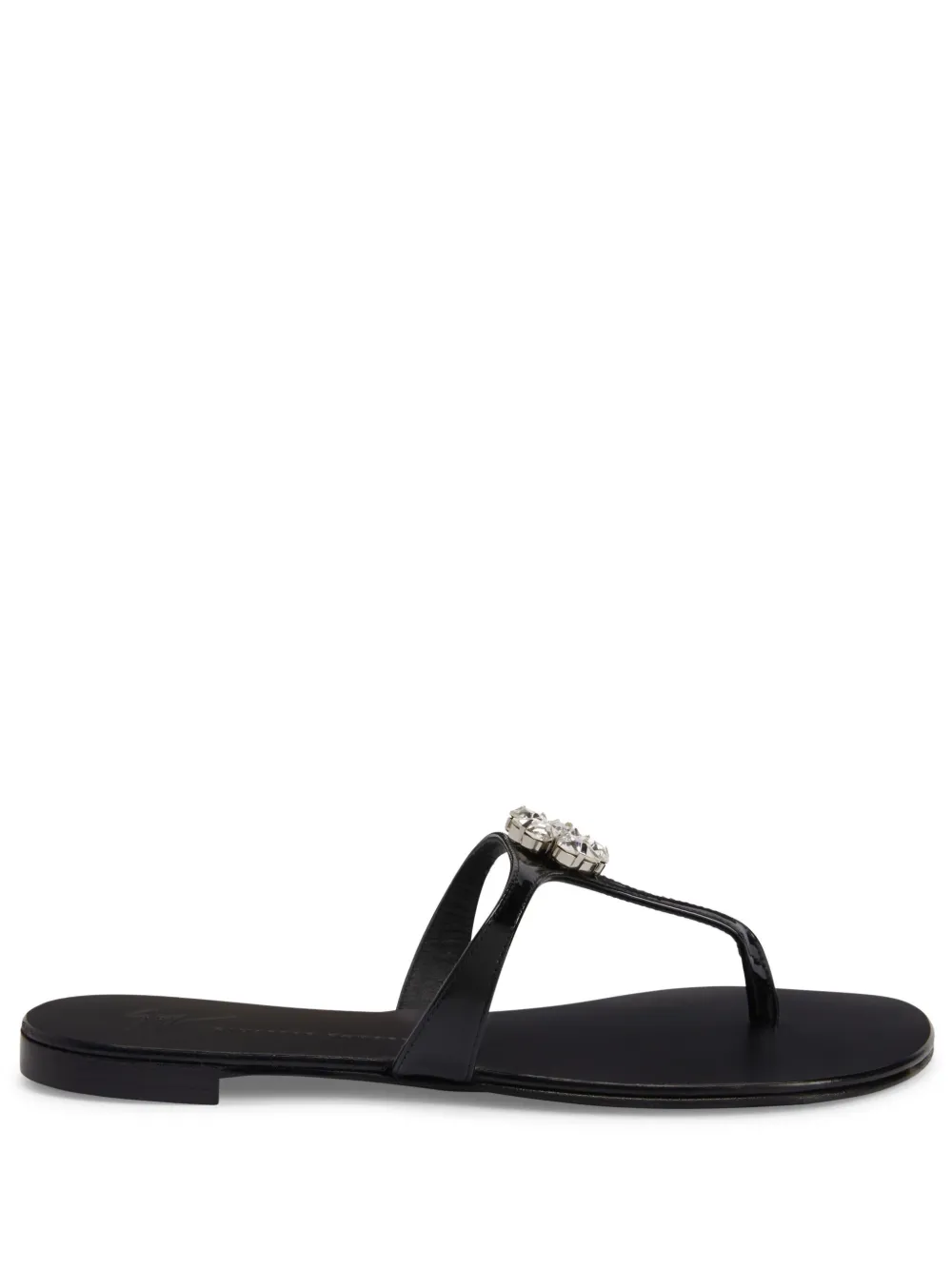 Сандалии Brionne с кристаллами Giuseppe Zanotti, черный