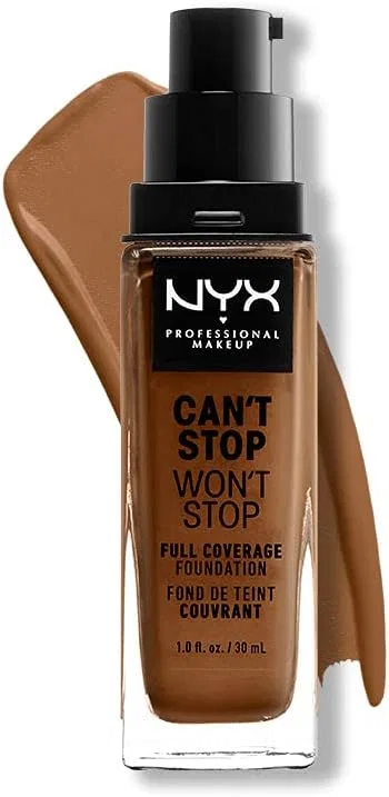 Тональное средство Nyx Professional Makeup Cantostop One-Stop Full Coverage Foundation 30 мл