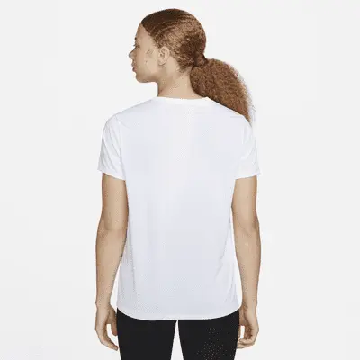 Футболка Nike Dri-FIT, белый/черный — фото 3