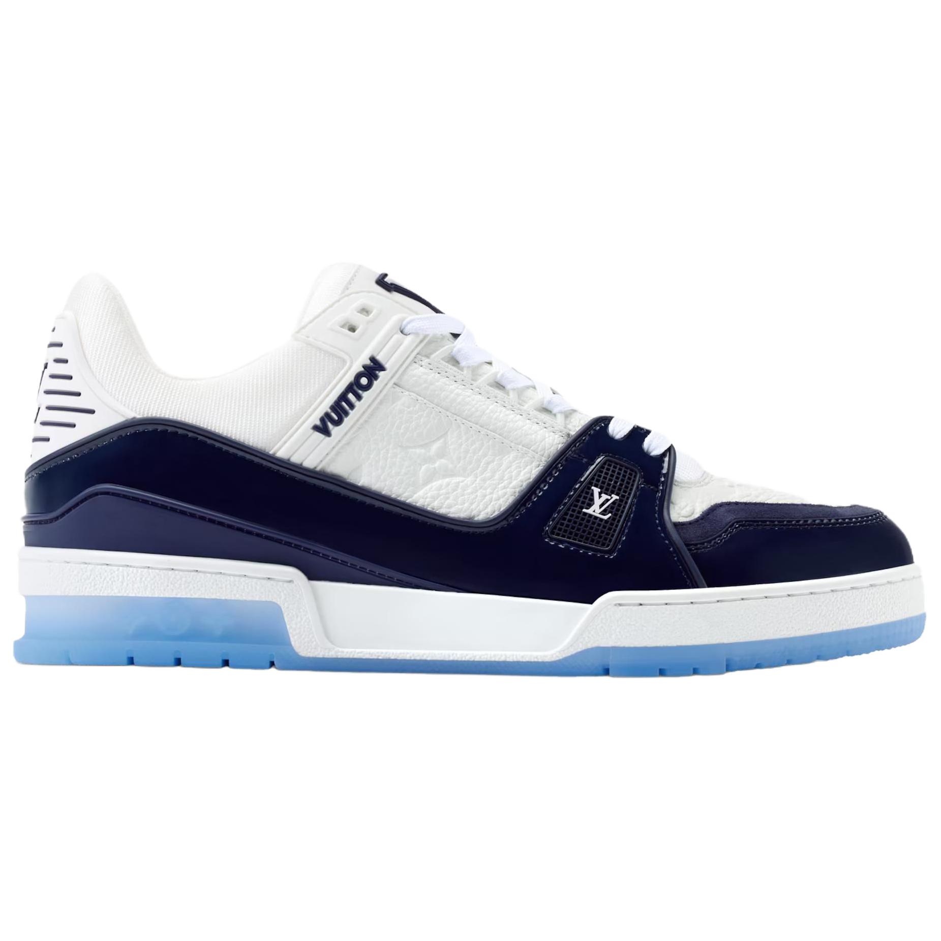 LOUIS VUITTON Тренировочные кроссовки low top для скейтбординга мужские sea blue — фото 3