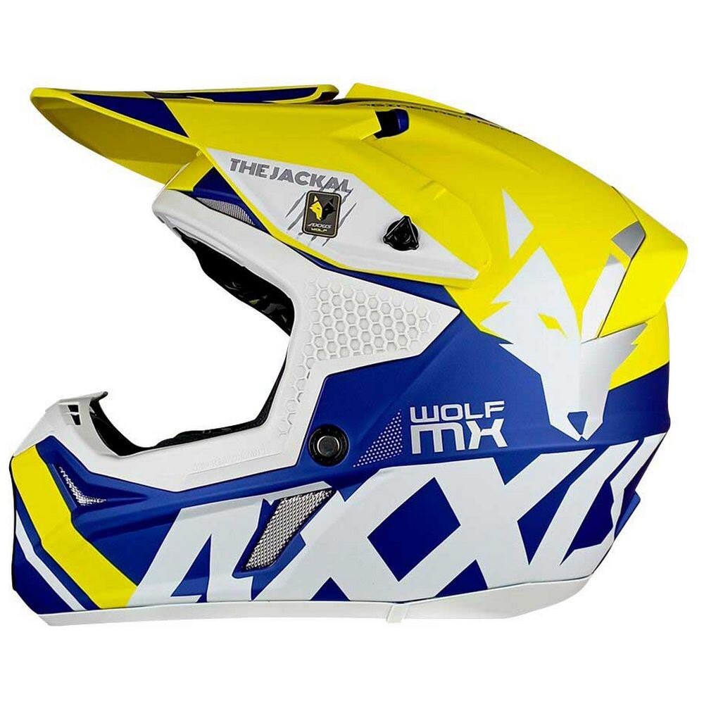 

Шлем для мотокросса Axxis MX803 Wolf Jackal, разноцветный