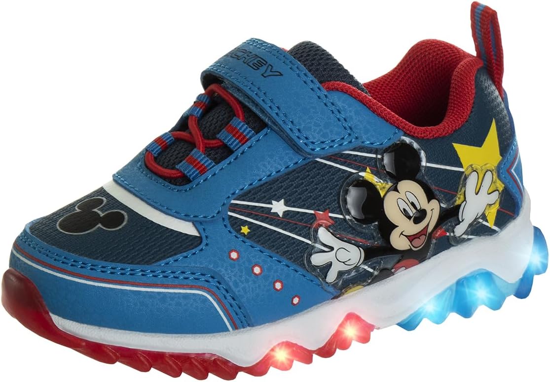 

Кроссовки для детей и подростков Josmo Unisex - Мальчишковые туфли с Майкки Маус, без шнурков, с подсветкой (для малышей/маленьких детей), темно-синий