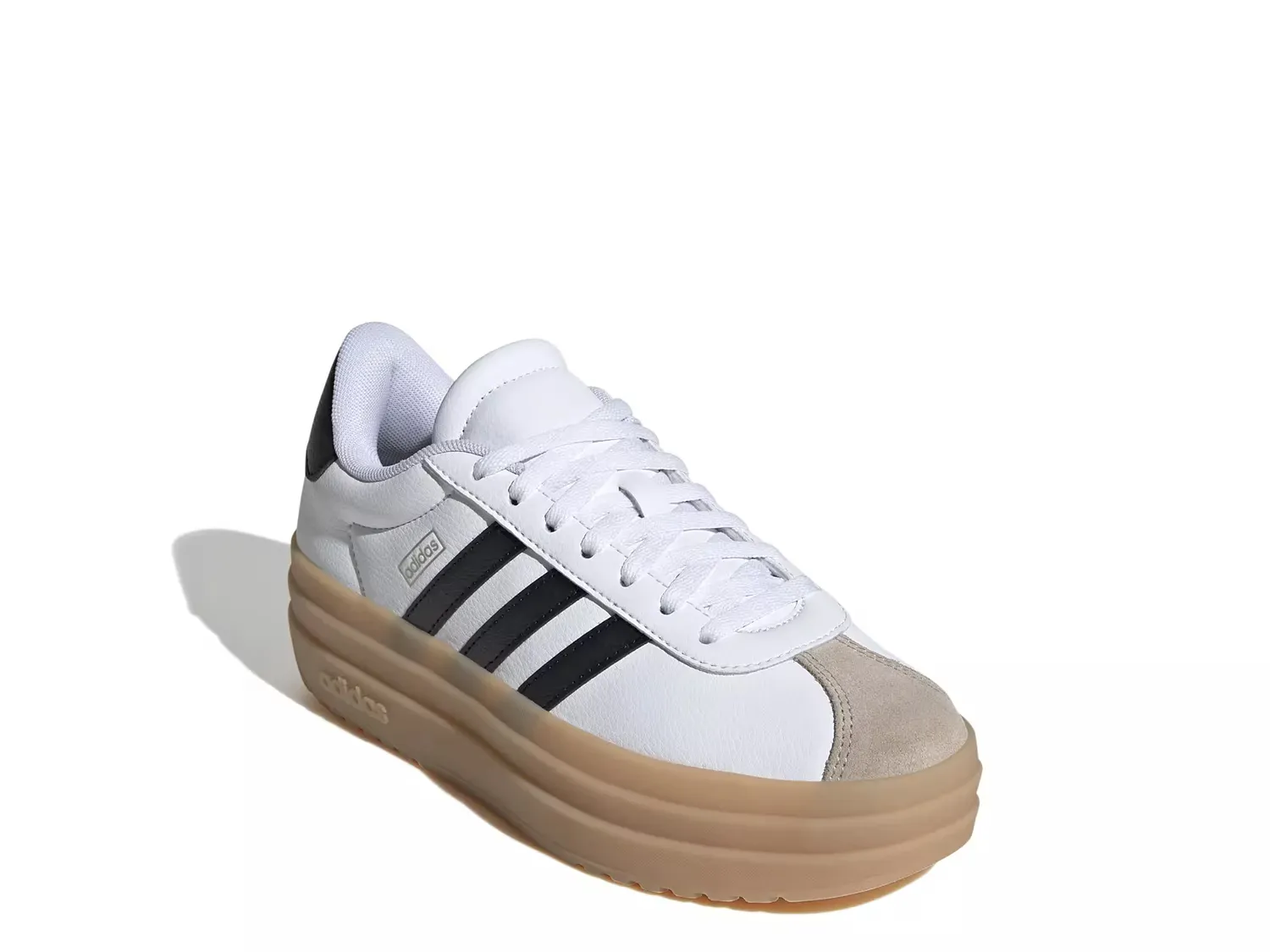 

Кроссовки платформенные VL Court Bold - детские Adidas, White/Black