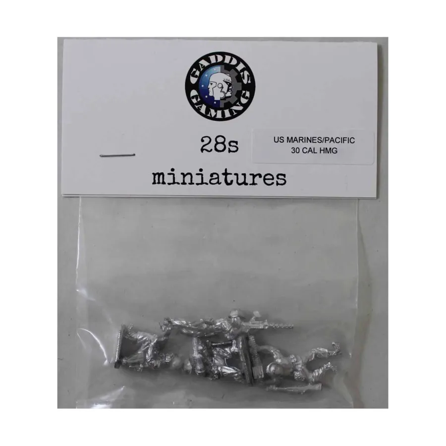 

США Pacific .30 Caliber HMG и экипаж, WWII Miniatures - United States - Marines - Infantry (28mm)