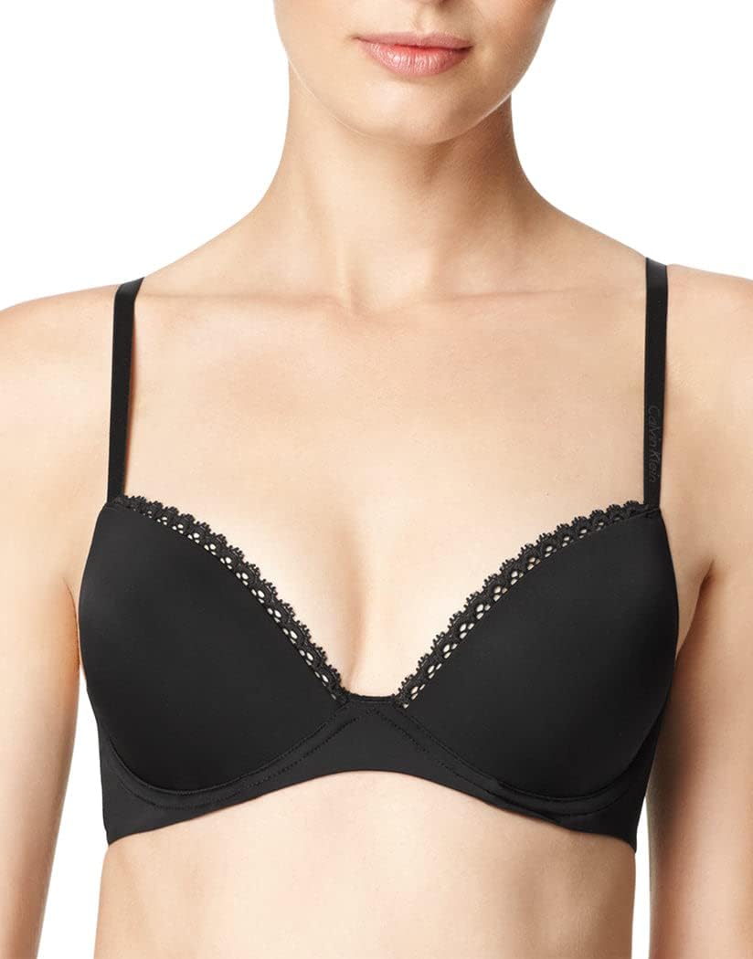 

Соблазнительный комфортный бюстгальтер Calvin Klein для женщин с индивидуальным дизайном, Black