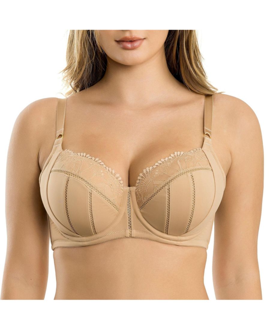 

Женский бюстгальтер-балконет Charlene с подкладкой, цвет теплый песочный, размер 40H PARFAIT, Warm sand