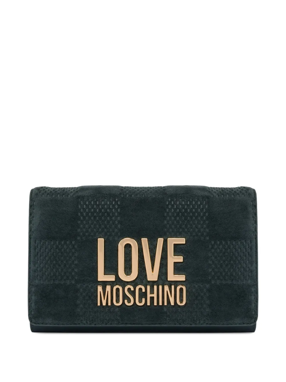 

Стеганая сумка с цепочкой Love Moschino, зеленый