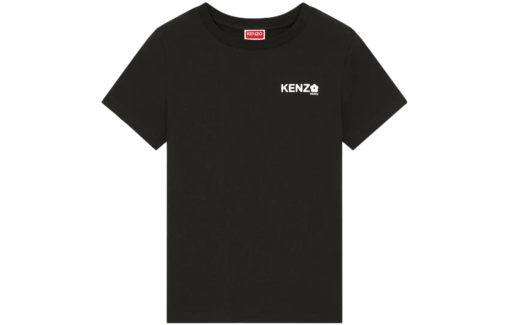 

Футболка Kenzo Logo-print Cotton женская, черный