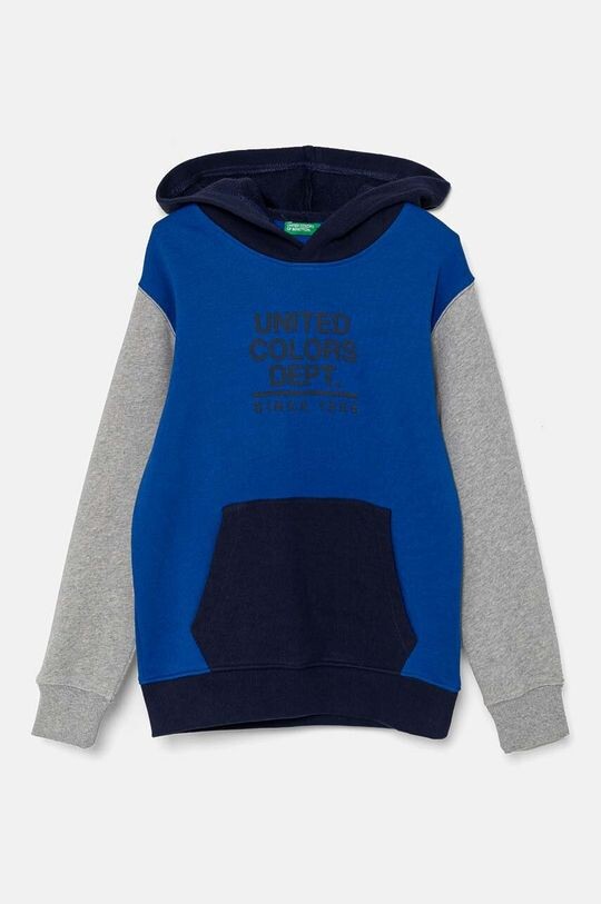 

Детская хлопковая толстовка United Colors of Benetton, синий