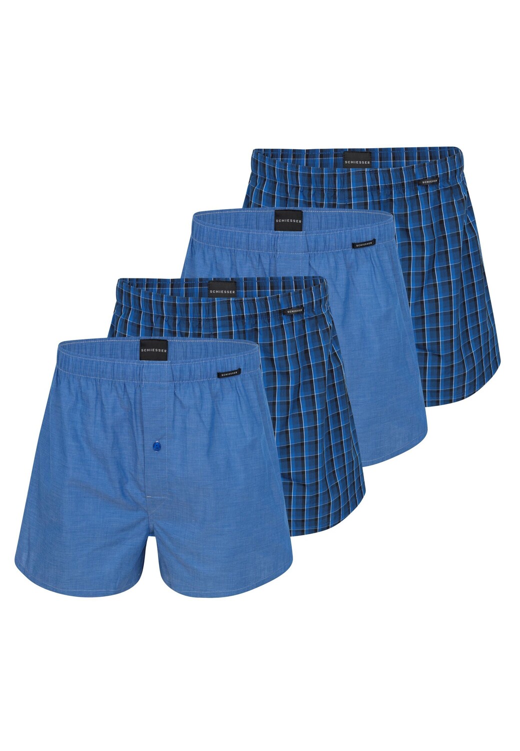 

Боксеры Schiesser Boxershorts Web, цвет Royal Blue
