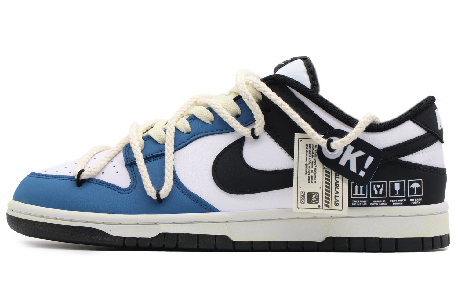 

Кроссовки для скейтбординга Dunk мужские низкие черные/синие Nike, Черный, Кроссовки для скейтбординга Dunk мужские низкие черные/синие Nike