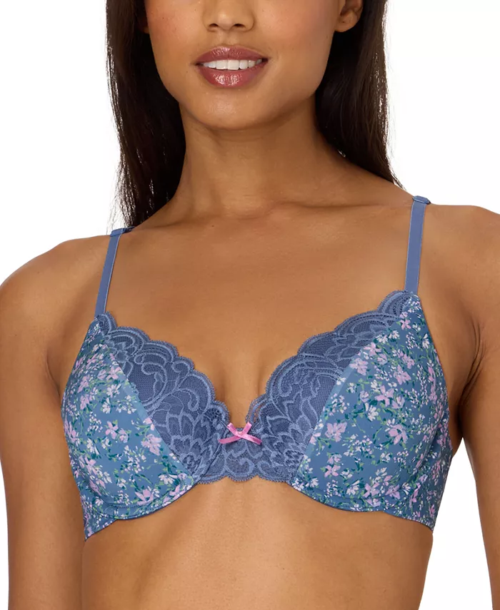 

Бюстгальтер с косточками Comfort Devotion Extra Coverage Lace Shaping 9404 Maidenform, синий