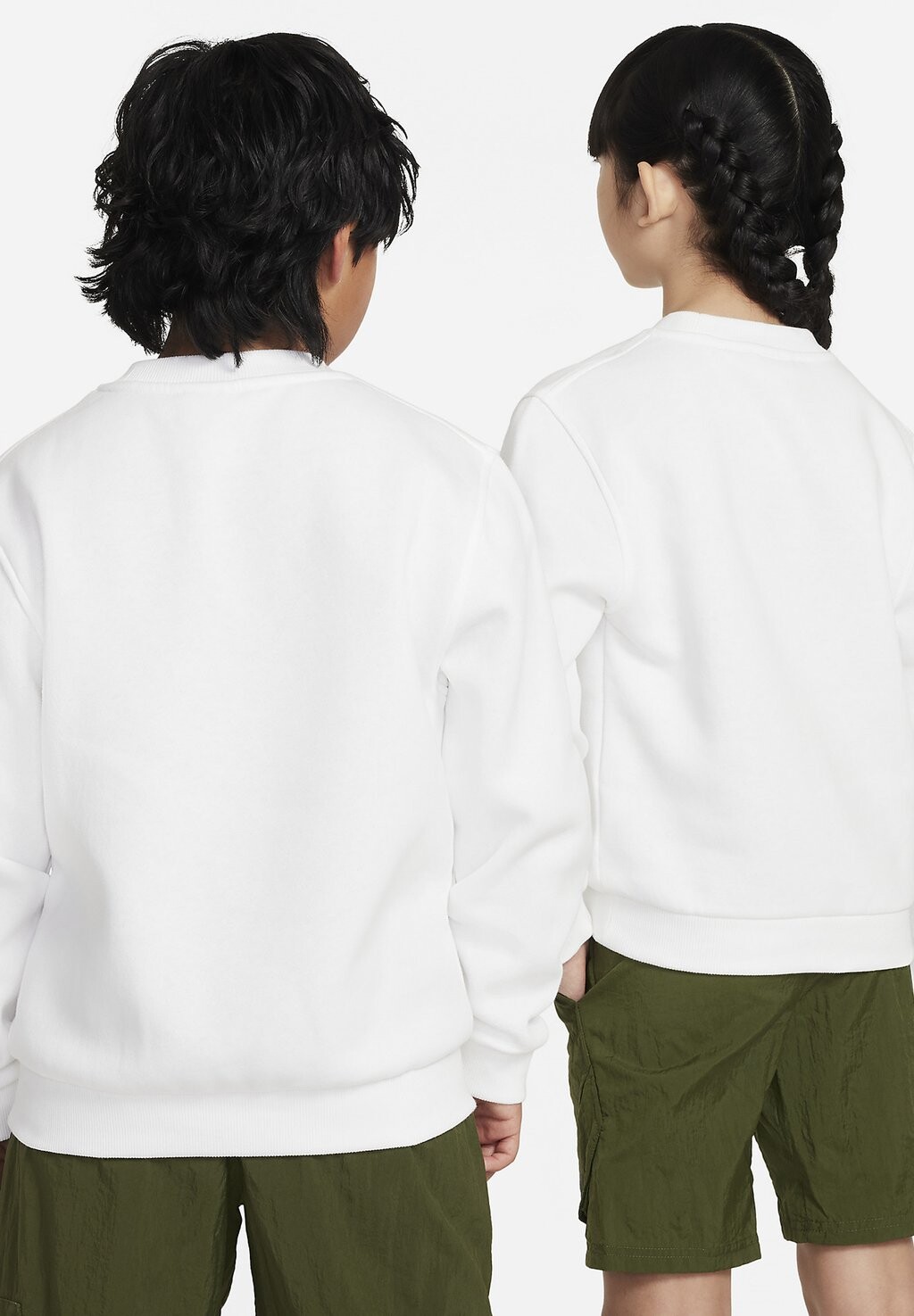 Толстовка CLUB CREW Nike Sportswear, цвет white black — фото 3