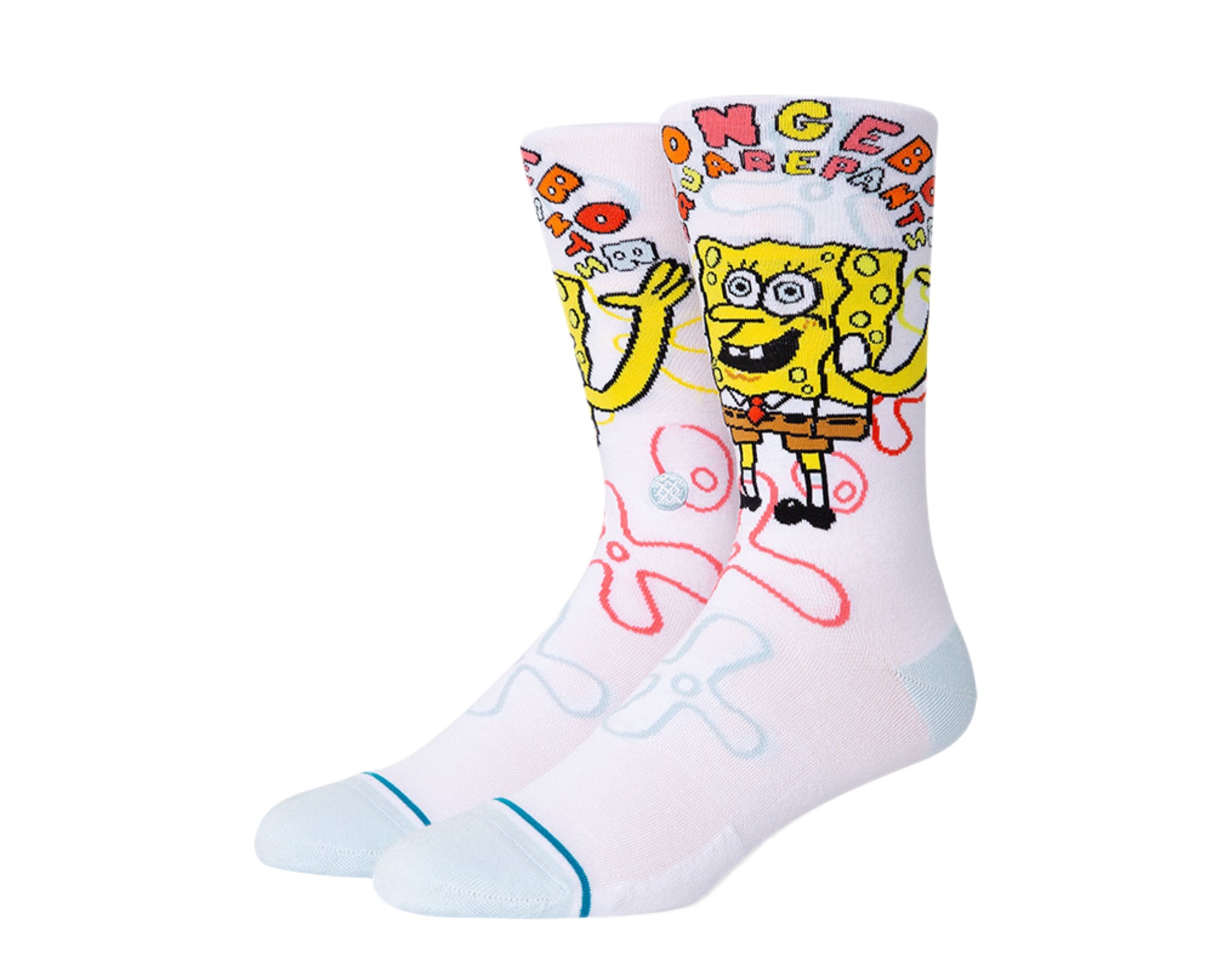 

Носки Stance x Sponge Bob Imagination Bob белые/желтые A545A21BOB-WHT