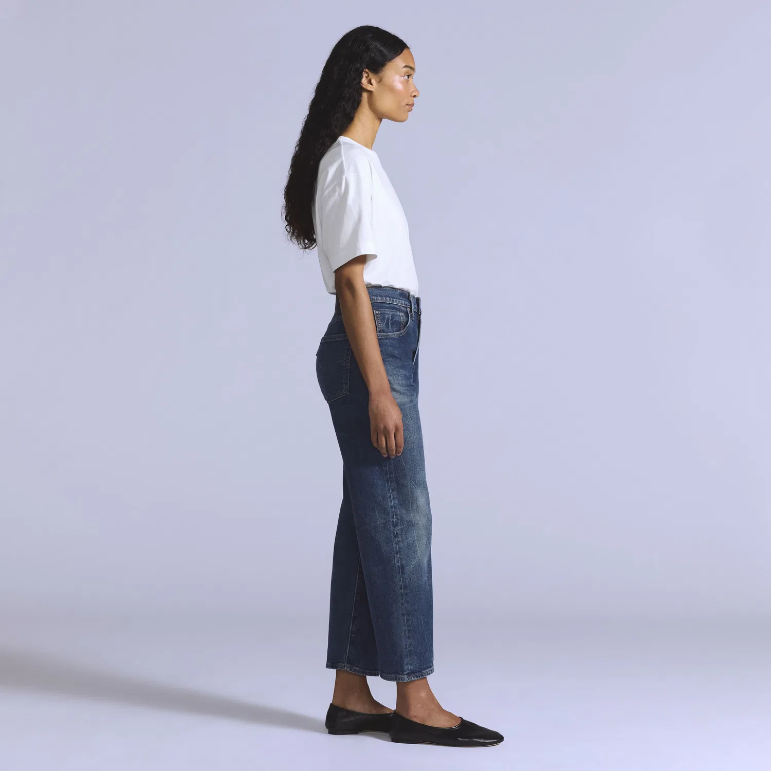 Женские джинсы-колумки Levi's Blue Tab, Medium Wash — фото 4