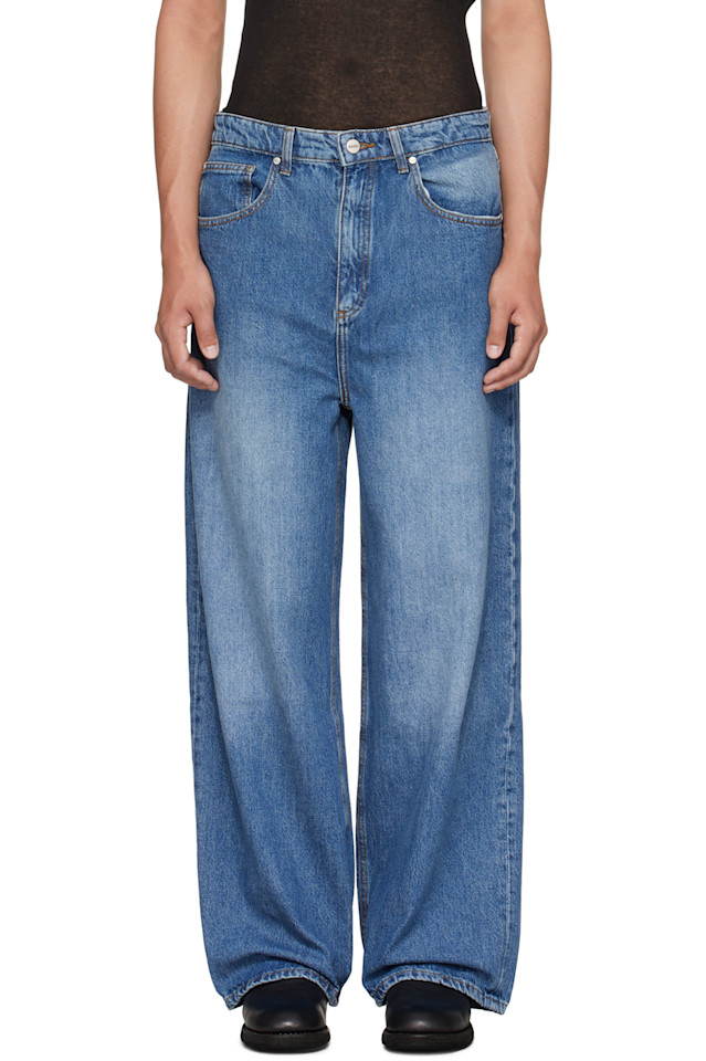 

Han Kjobenhavn Синие мешковатые джинсы