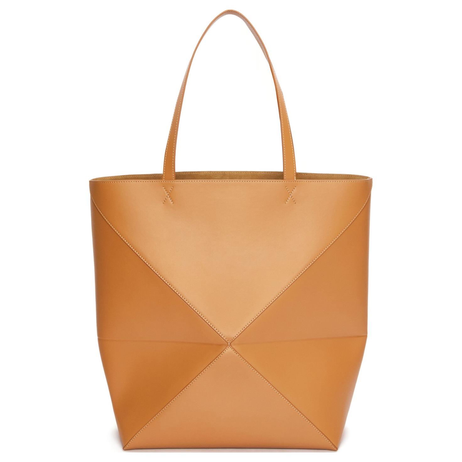 LOEWE Блестящая телячья кожаная сумка-шоппер — фото 3