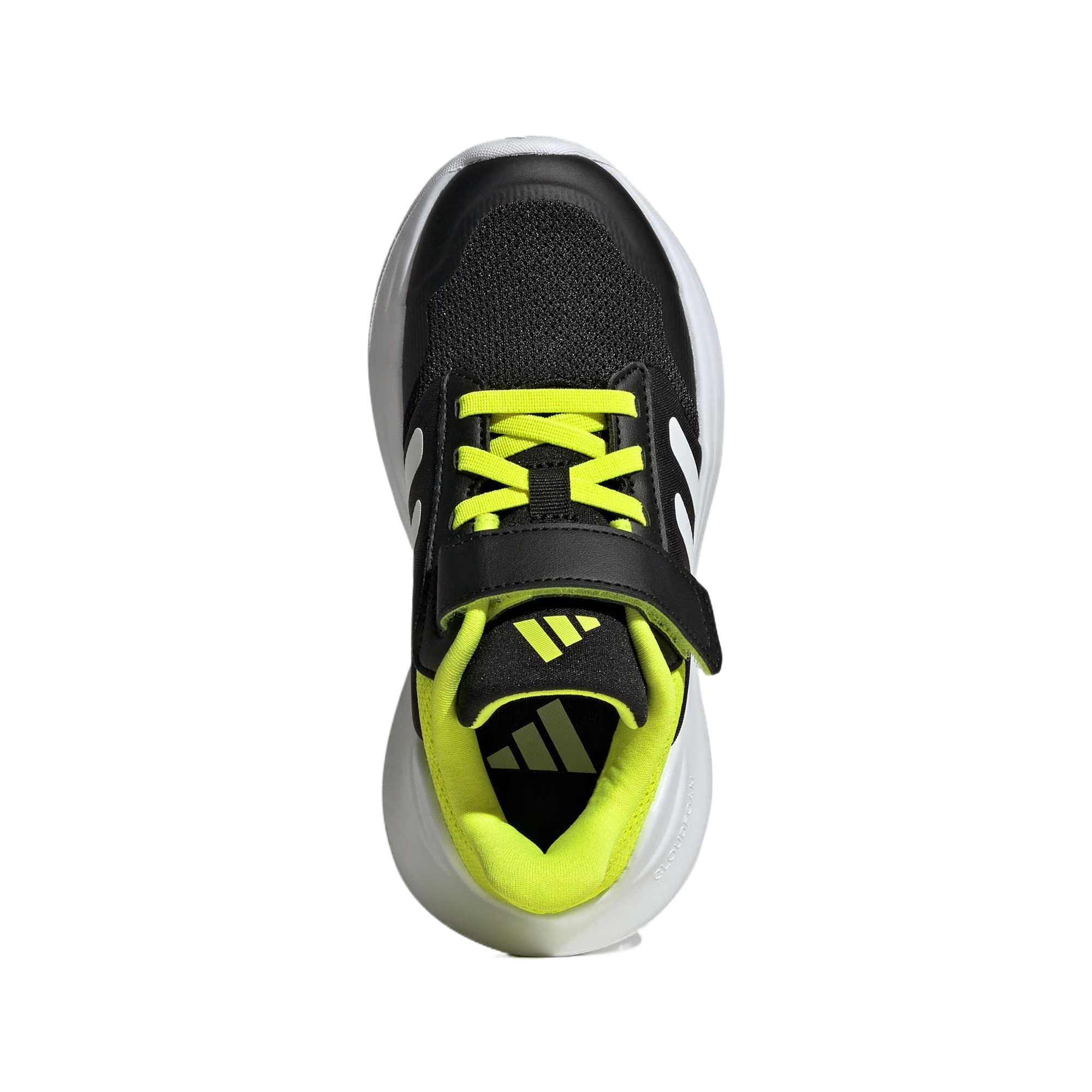 Кроссовки Tensaur Run 3.0 для детей, устойчивые к истиранию Adidas, черный/белый/желтый — фото 3
