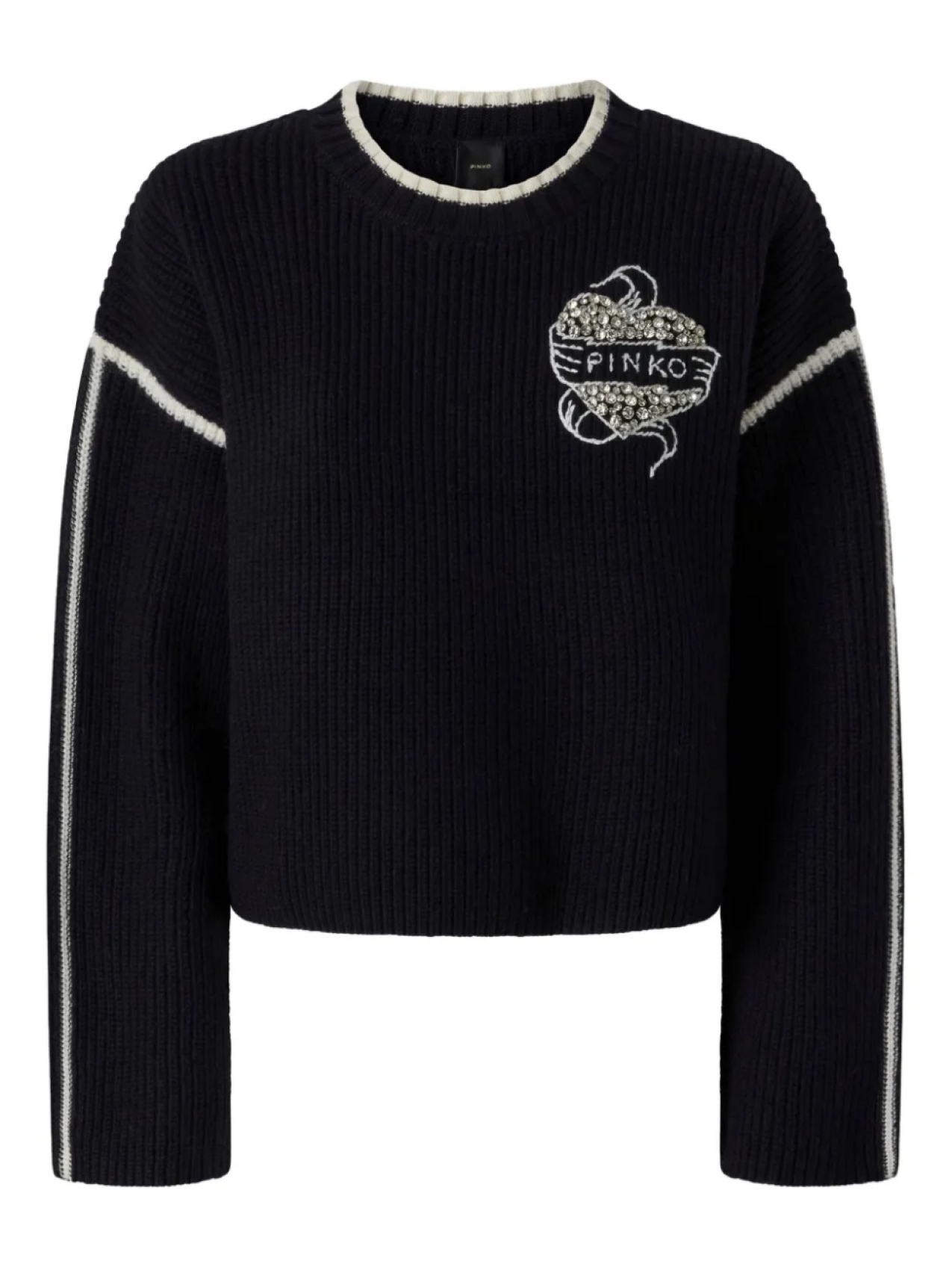 

Свитер PINKO ALICUDI MAGLIA CORDONETTO 100 MERINOS R, черный