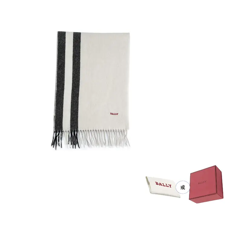 

BALLY Вязаный шарф унисекс, Ecru