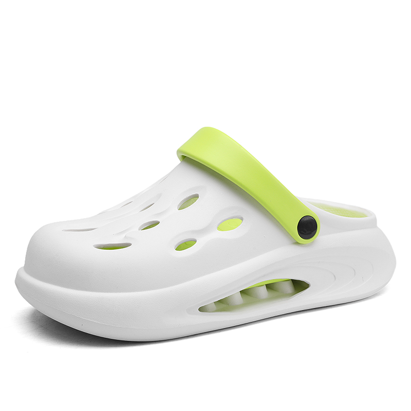 

KUPE Клоги мужские бело-зеленые, цвет White Green