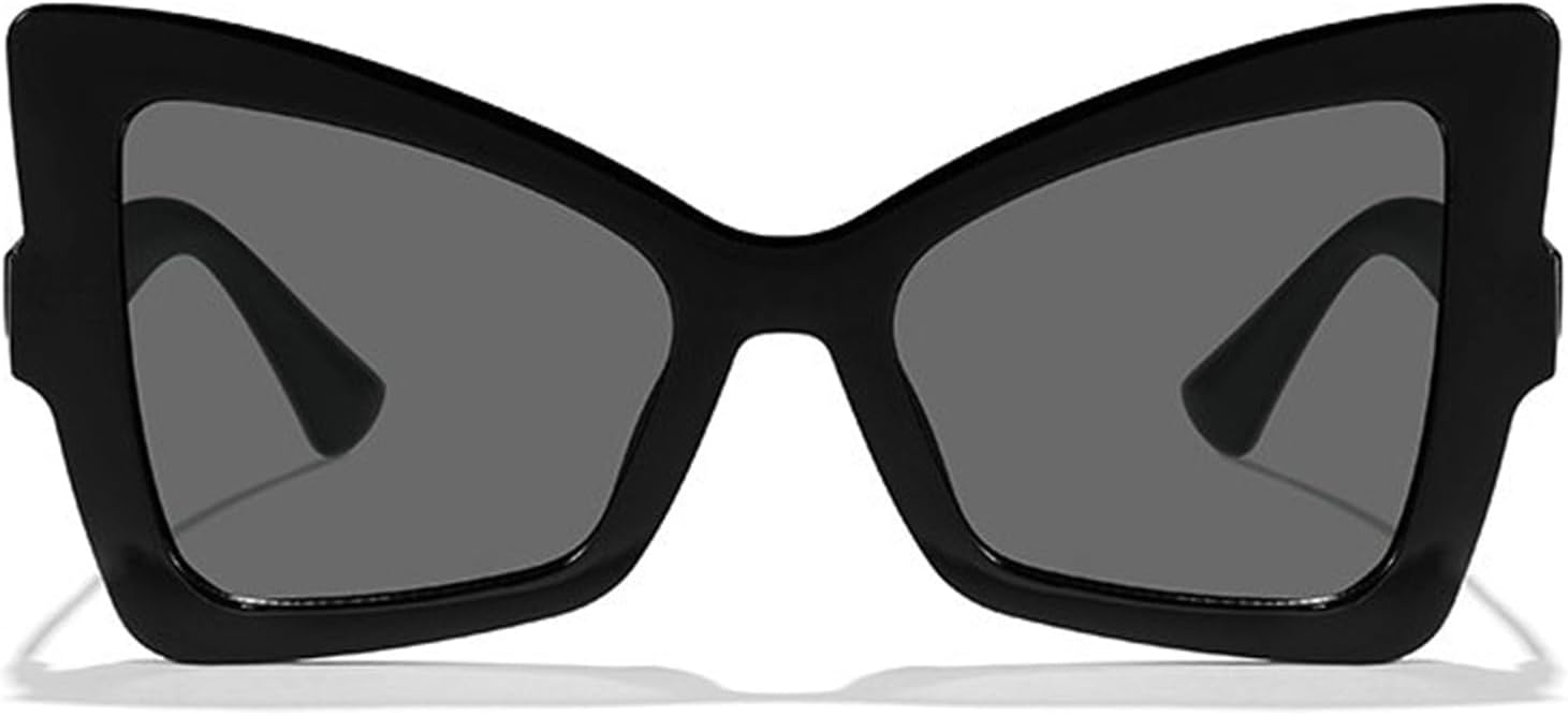 

Солнцезащитные очки Helena Fashion Cat Eye Butterfly Sunglasses UV400 для женщин, увеличенного размера, современные, для активного отдыха и путешествий, многоугольные очки, C1