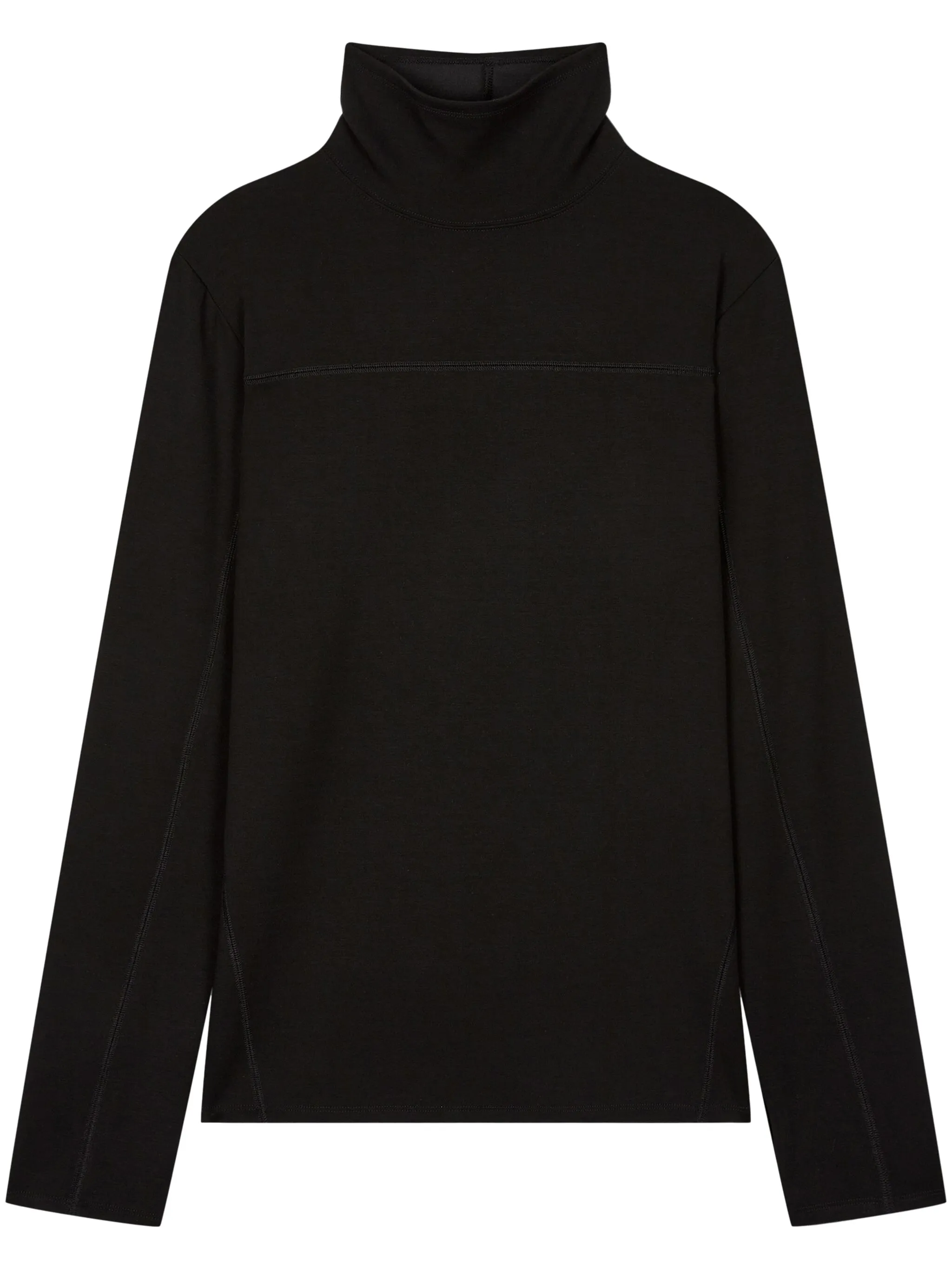 

Футболка с высоким воротником и длинными рукавами Tomboy, черный